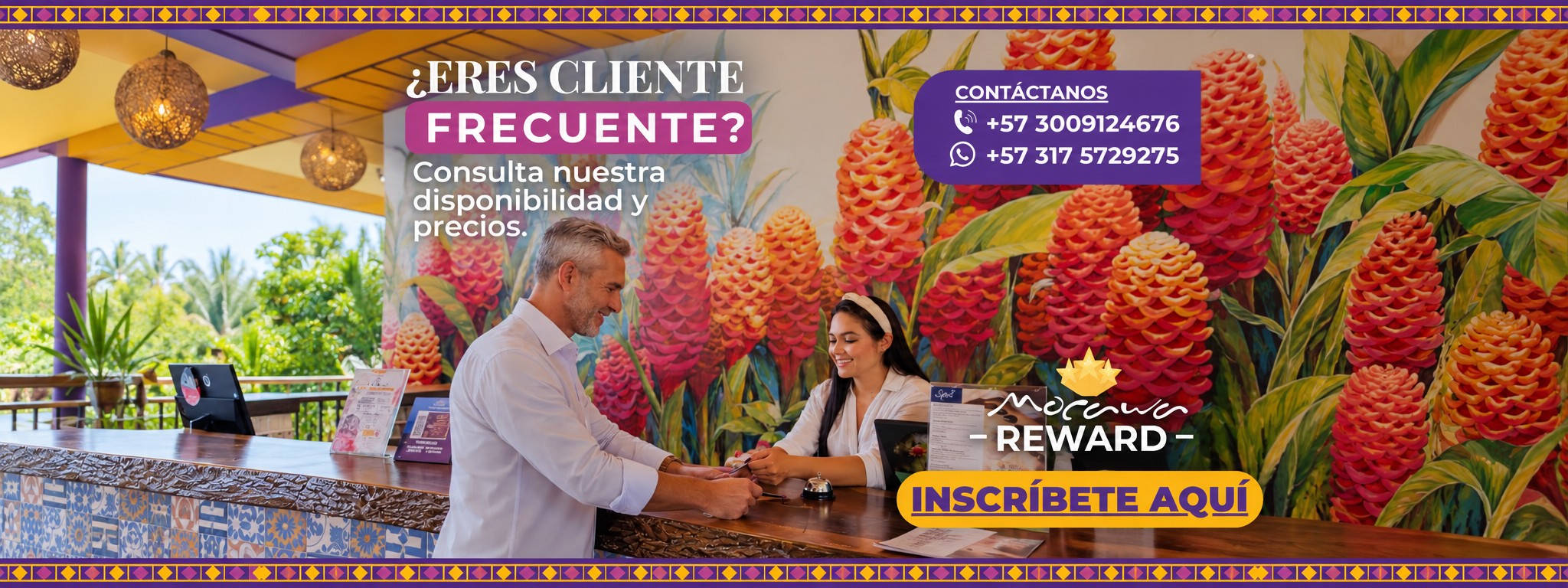 Cliente frecuente Mocawa Reward